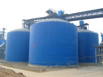 西峰水泥钢板库改造